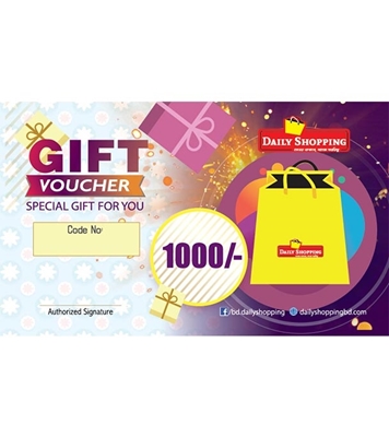 Buy Daily Shopping Gift Voucher 1000 Tk Online