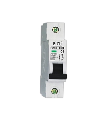 Bizli Circuit Breaker 1P 25A C 6KA at Best Price In Bangladesh