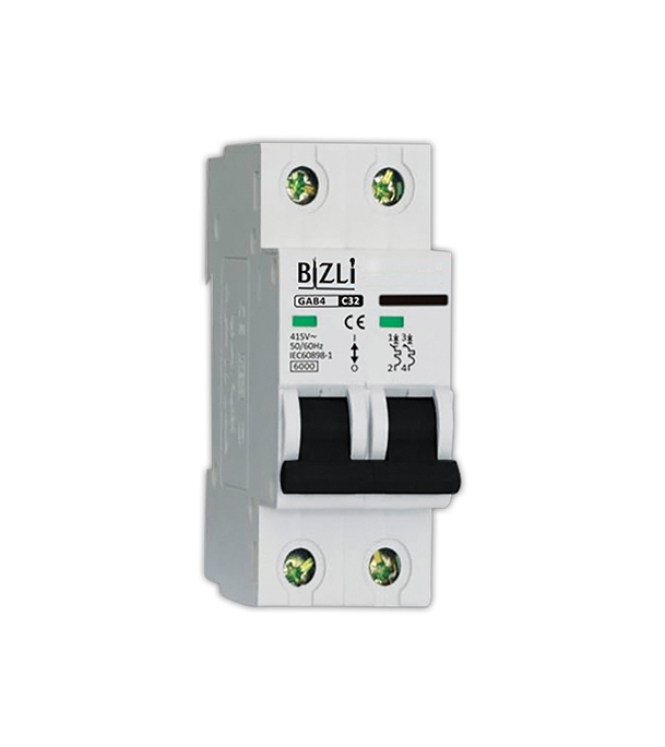Bizli Circuit Breaker 2P 6A C 6KA at Best Price In Bangladesh