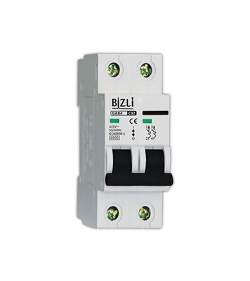 Bizli Circuit Breaker 2P 25A C 6KA at Best Price In Bangladesh