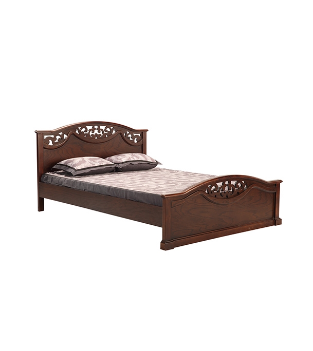 Buy Regal Romilly Wooden Double Bed Online at Best Price