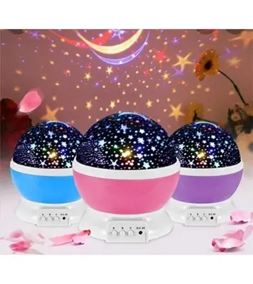 Super Rotating Starry Sky Light Romantic Colorful Rotating Starry Night Lights Projector at Best Price in Bangladesh