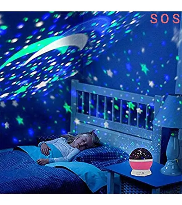 Super Rotating Starry Sky Light Romantic Colorful Rotating Starry Night Lights Projector at Best Price in Bangladesh
