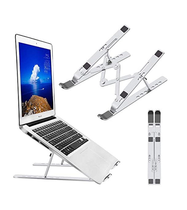 Laptop Stand Creative Folding Storage Bracket For Tablets Notebook Laptop Quality Aluminum Alloy at Best Price In Bangladesh