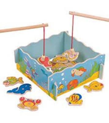 Buy Wooden Fish Magnetic Fishing Toy Set Fish Game Educational Toy Kids Gift at Best Price In Bangladesh