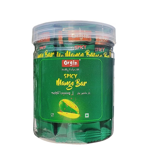 Buy Orgin Spicy Mango Bar 12pcs Jar (12gm each) Online