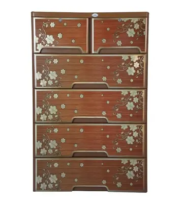 Buy RFL Wardrobe Double 5D KD Elegant TeakWood Online at Best Price