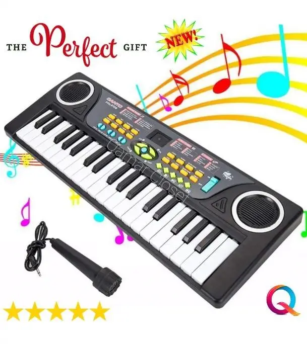 Buy Canto 37keys Electronic Musical Keyboard Piano with Microphone Play Toy Online