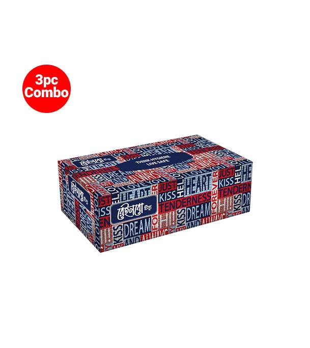 Buy Rainbow 240 sheet Facial Tissue Box 3 Pcs Combo Online at Best Price