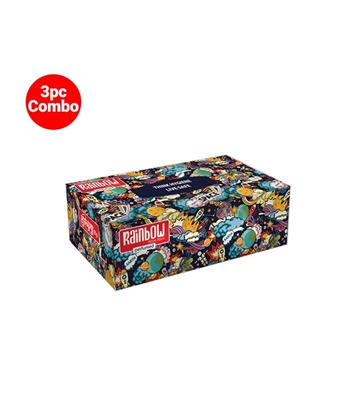 Buy Rainbow 240 sheet Facial Tissue Box 3 Pcs Combo Online at Best Price