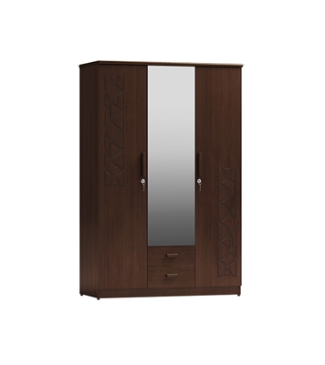 Buy Regal Roma Wooden Three Door Cupboard Online at Best Price
