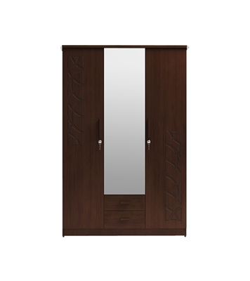 Buy Regal Roma Wooden Three Door Cupboard Online at Best Price