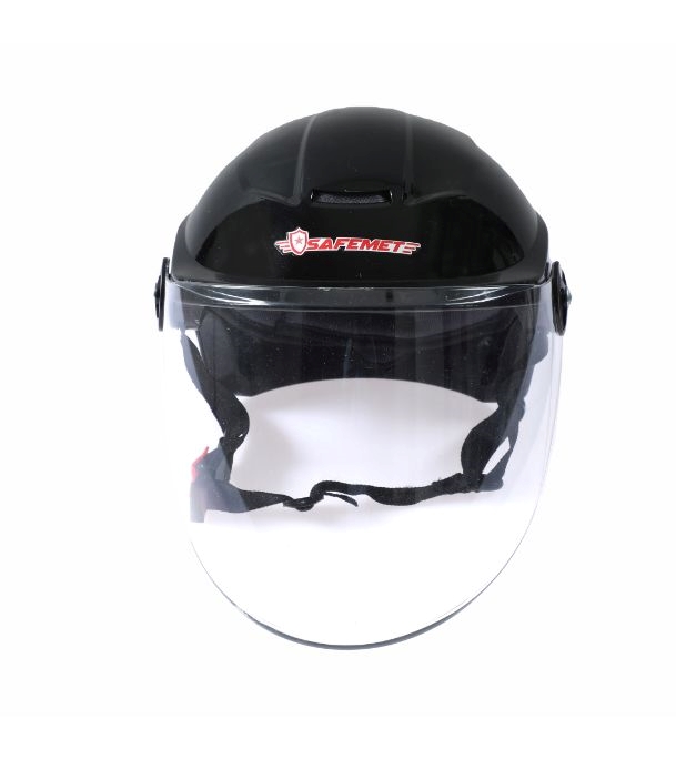 Buy Safemet Open-Face Helmet With Visor Online at Best Price