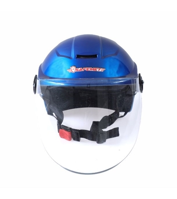 Buy Safemet Open-Face Helmet With Visor Online at Best Price