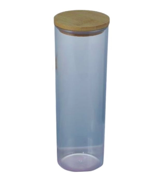 Crystal Jar With Bamboo Lid 1500 ML at Best Price in Bangladesh