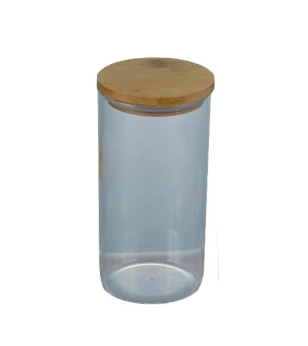 Crystal Jar With Bamboo Lid 1000 ML at Best Price in Bangladesh