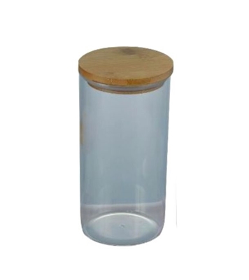 Crystal Jar With Bamboo Lid 1000 ML at Best Price in Bangladesh
