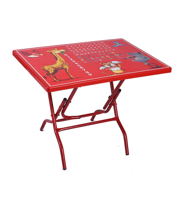 Buy Kids Reading Table Printed Red-TEL Online at Best Price