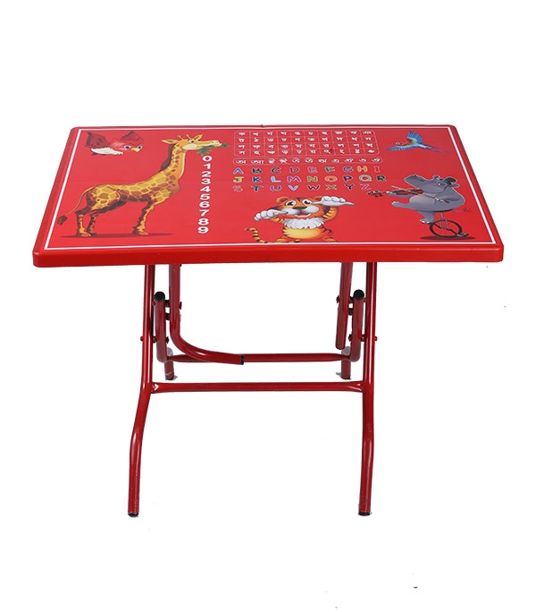 Buy Kids Reading Table Printed Red-TEL Online at Best Price