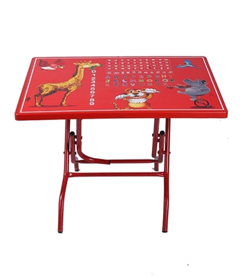 Buy Kids Reading Table Printed Red-TEL Online at Best Price