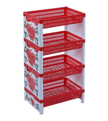 Buy Crown Rack 4 Step Two Color Red Online at Best Price