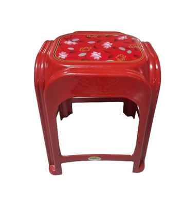 BuyTrendy High Stool Red Printed -TEL Online in Bangladesh at Best Prices