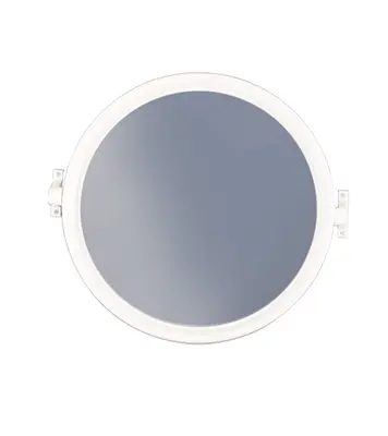 Buy Deluxe Round Basin Mirror White Online at Best Price