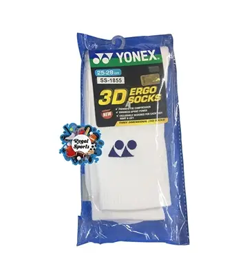 Yonex Badminton Sports Socks  1 Pair  White At Best Price In Bangadesh