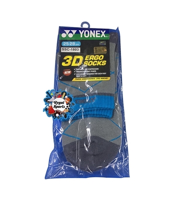 Yonex Badminton Sports Socks  1 Pair  Grey At Best Price In Bangadesh