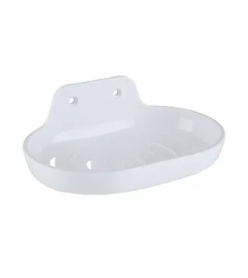 Buy Oval Soap Case White Online at Best Price