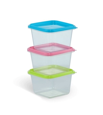 Buy Disposable Cont. Sq 550 ML-3Pcs Set Online at Best Price