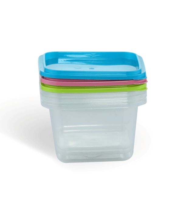 Buy Disposable Cont. Sq 550 ML-3Pcs Set Online at Best Price