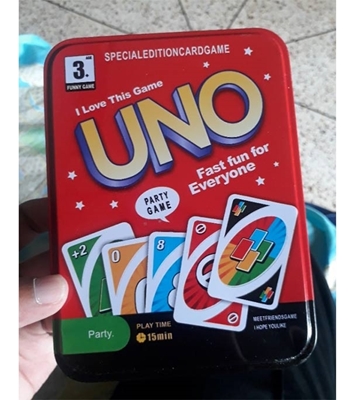 Buy UNO Classic Family Fun luxury Version Card Game In Steel Box at Best Price In Bangladesh