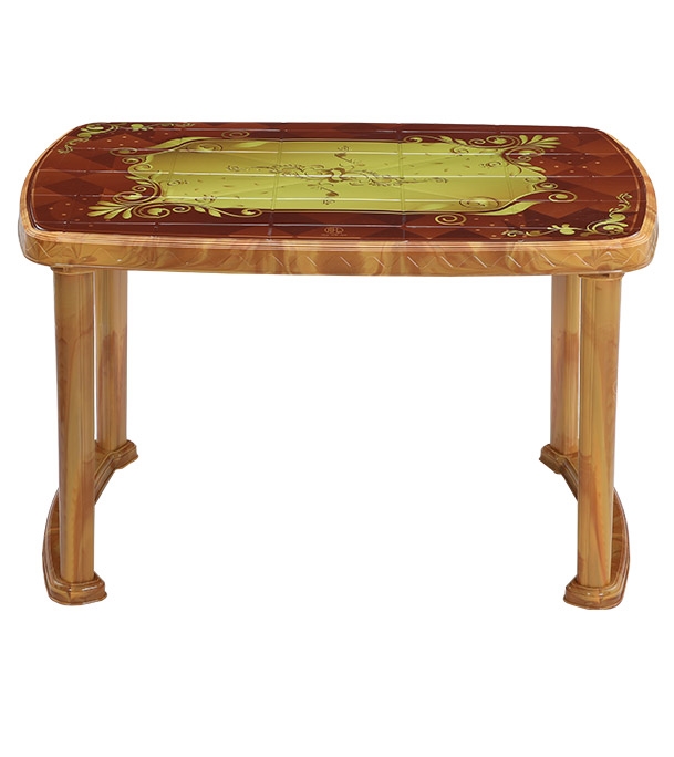 Picture of Dining Table 4 Seat Rtg P/L Print Wave - SW