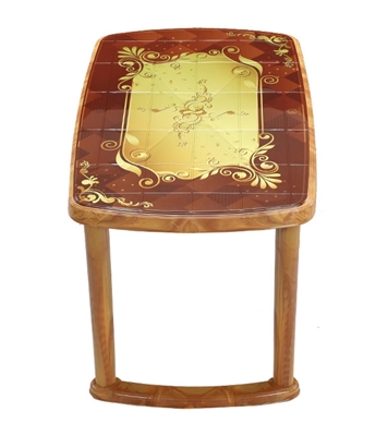 Picture of Dining Table 4 Seat Rtg P/L Print Wave - SW