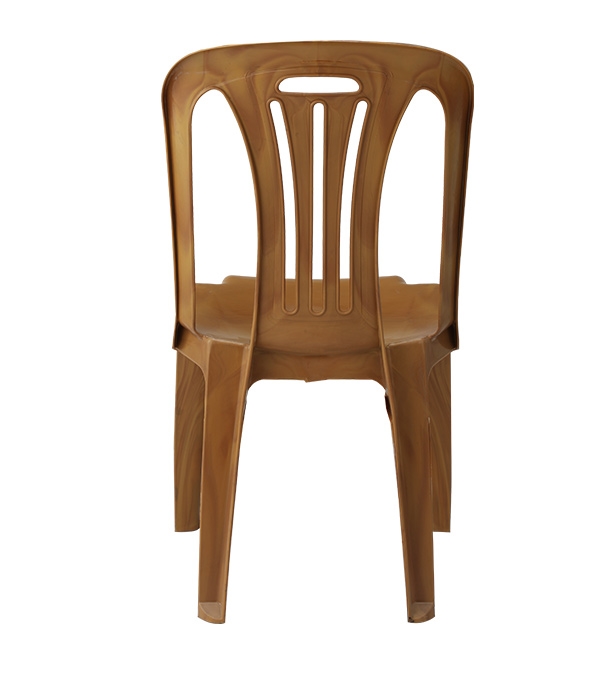 Picture of Plastic Chair W/O Arm Stick Sandal Wood