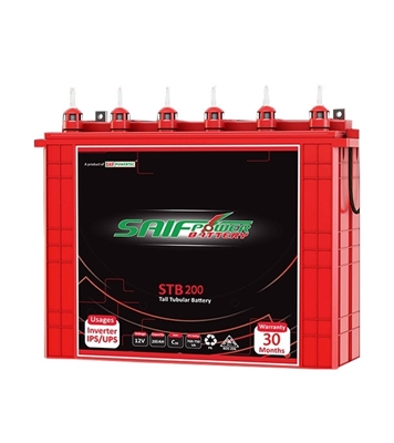 Picture of Tall Tubular 200ah Saif Battery