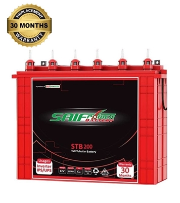 Picture of Tall Tubular 200ah Saif Battery