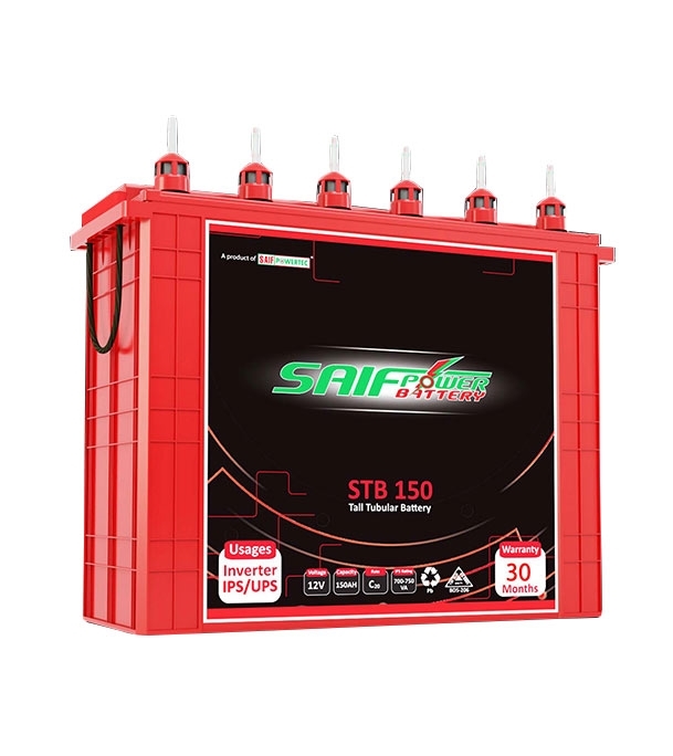 Picture of Tall Tubular 150ah Saif Battery