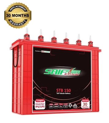 Picture of Tall Tubular 150ah Saif Battery