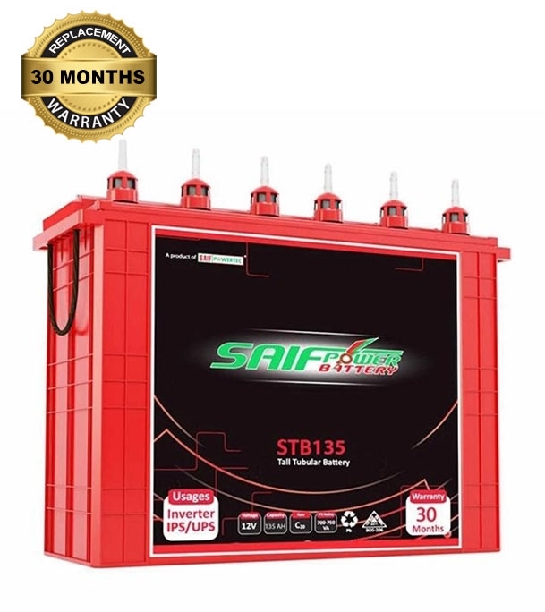 Picture of Tall Tubular 135ah Saif Battery