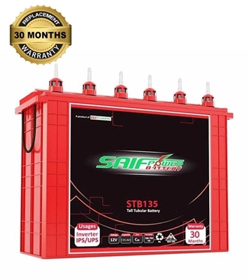 Picture of Tall Tubular 135ah Saif Battery