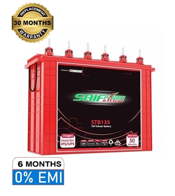 Picture of Tall Tubular 135ah Saif Battery