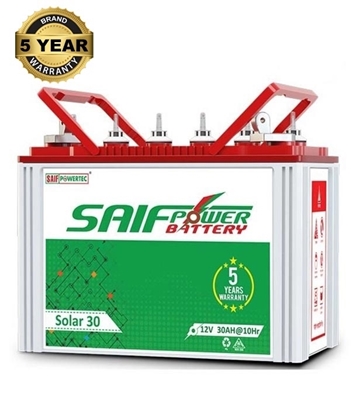 Picture of Saif Power 12V 30AH Solar Battery