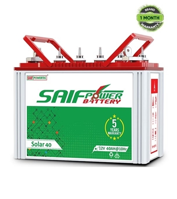 Picture of Saif Power 12V 40AH Solar Battery