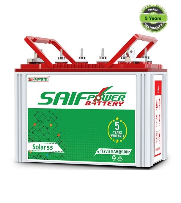 Picture of Saif Power 12V 55AH Solar Battery