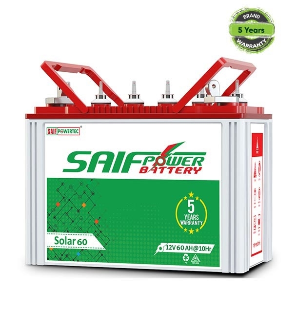 Picture of Saif Power 12V 60AH Solar Battery