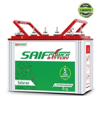 Picture of Saif Power 12V 80AH Solar Battery