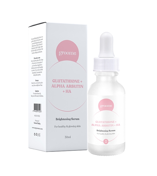 Buy Groome Glutathion Alpha Arbutin HA Brightening Serum Online