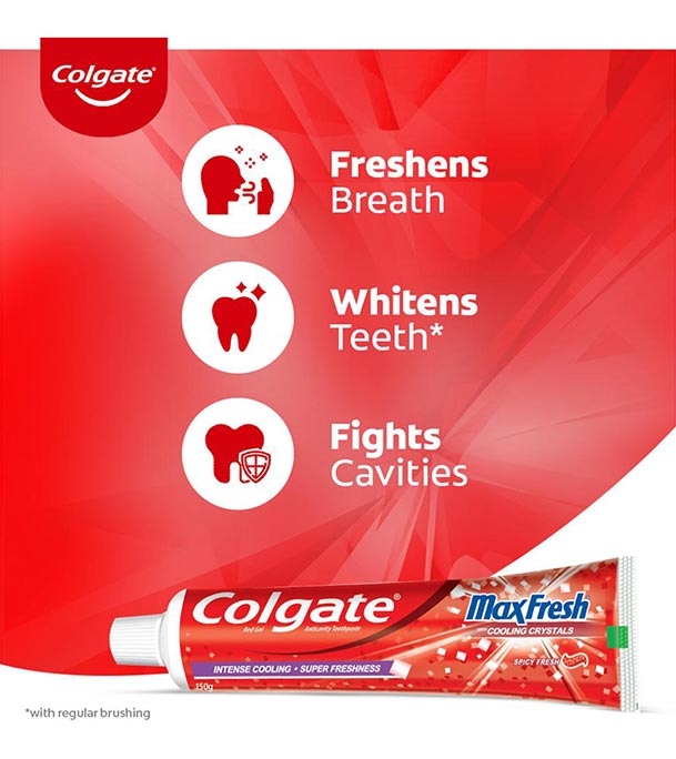 Buy Colgate Max Fresh Red Gel 150gm at Best Price In Bangladesh